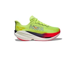 Hoka 1168721-NZS 9.5 Hoka Mach X 3 Women's Shoes Neon Yuzu/Squid