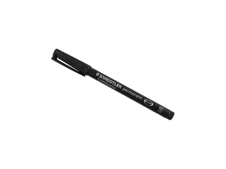 Lumocolor Permanent Marker Superfine Black