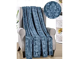 Luxury Home VERSAILLES-THROW-OXFORD BLUE V