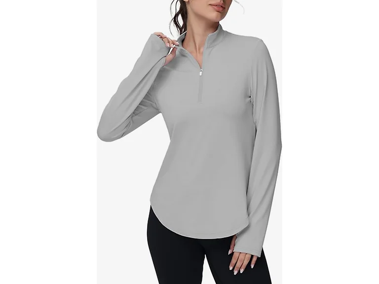Ggov Women Golf Polo Long Sleeve Workout V Shirts