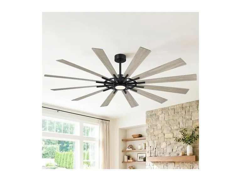 Parrot Uncle 72 Inch Large Windmill Ceiling Fan
