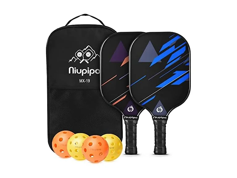niupipo Pickleball Paddles Set 4 Balls