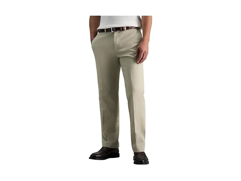 Haggar Men Premium No Iron Straight Flat Pant