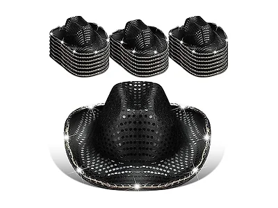 20 Pack Flashing Lights Cowboy Hat
