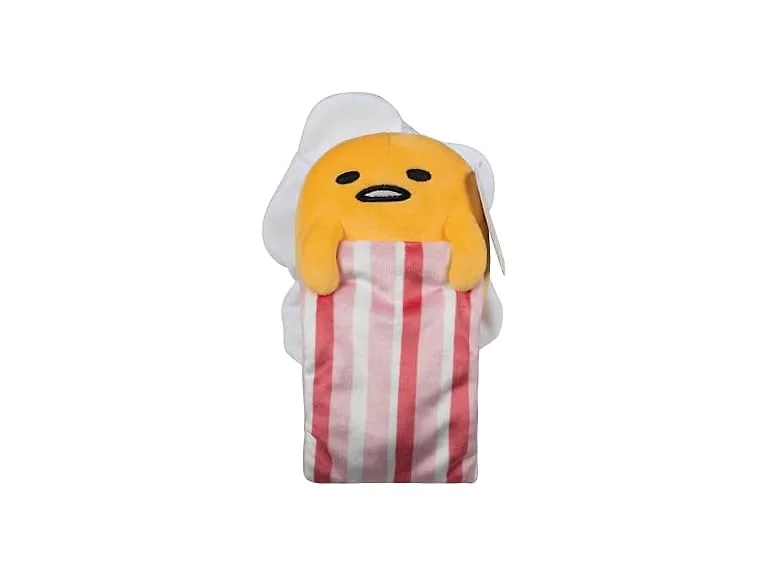 8” Gudetama Squishy Plush with a Bacon Blanket