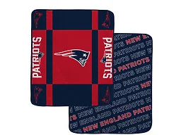 NFL Team Reversible Soft Blanket - New England Patriots