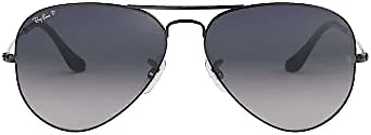 Ray-Ban RB3025 004/78 58 58-14-135 Ray-Ban RB3025 Classic  Aviator Sunglasse Gunmetal/Blue Gradient Grey  Polarized