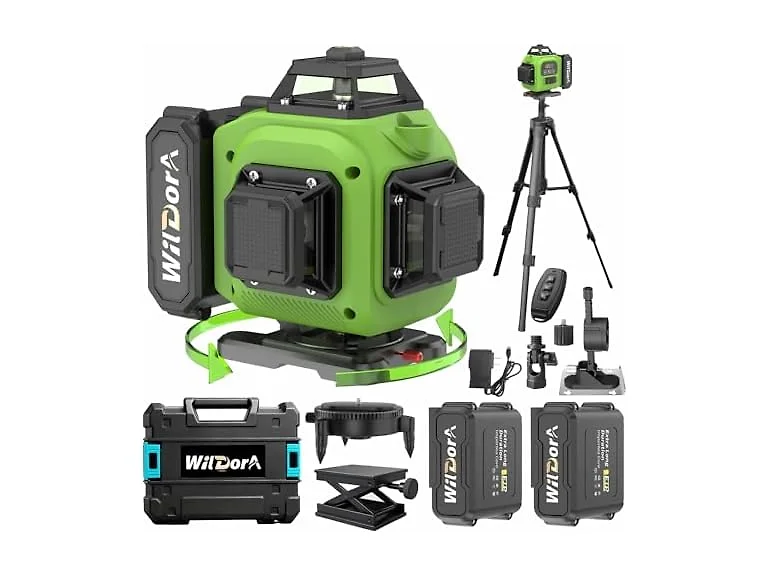 16 Line 4x360 Laser Level Kit w/ Case