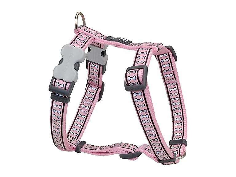 Red Dingo Reflective Dog Harness, Small, Pin
