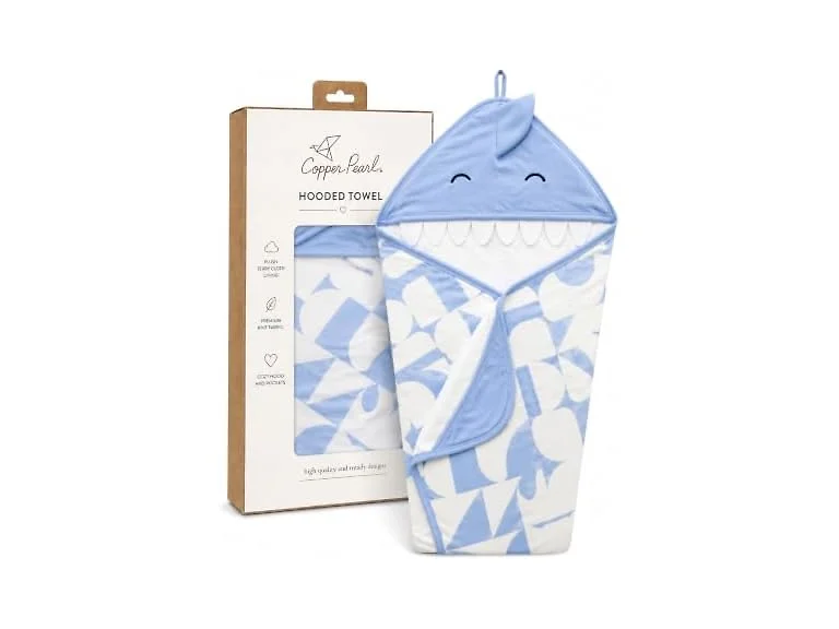 Copper Pearl Hooded Bath Towels Premium Knit