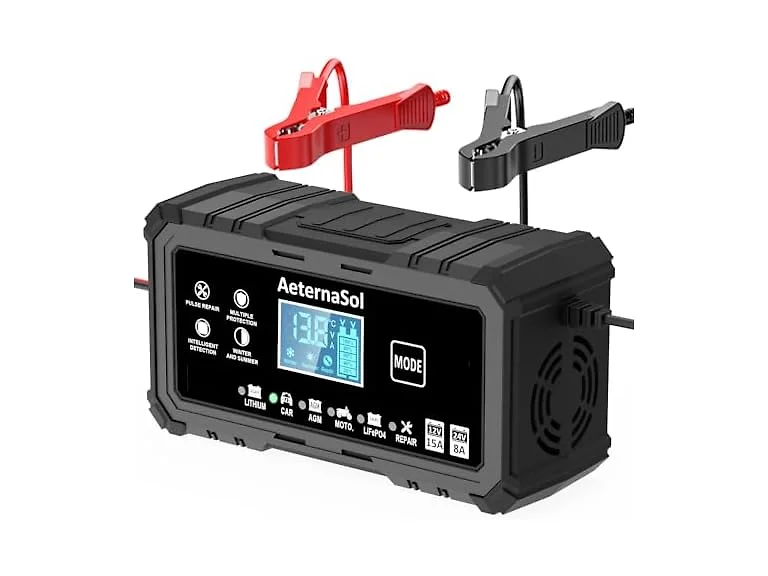15A Smart Car Battery Charger, 12V/24V
