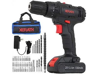 20V Cordless Drill Driver Kit 46pc