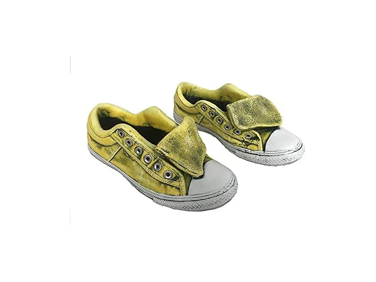 11" Yellow Sneaker Planter, Set of 2