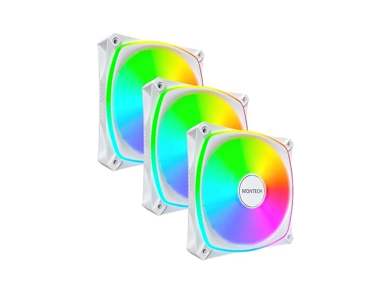 MONTECH RX120 PRO ARGB PWM 120mm Fan 3-Pack