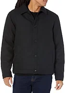 Amazon Essentials Men's Wool Blend Bomber Jacket (Available in Big & Tall), Black, 3X-Large Big