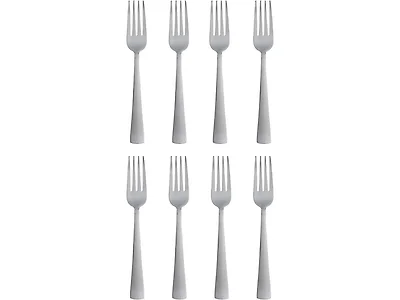Oneida Zinc Everyday Forks, Set of 8