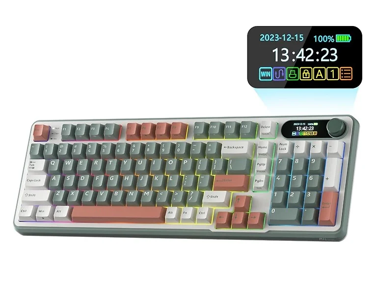 RK S98 Mechanical Keyboard w/Smart Display