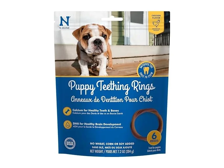 NBone Puppy Teething Rings Chicken Flavor Natur