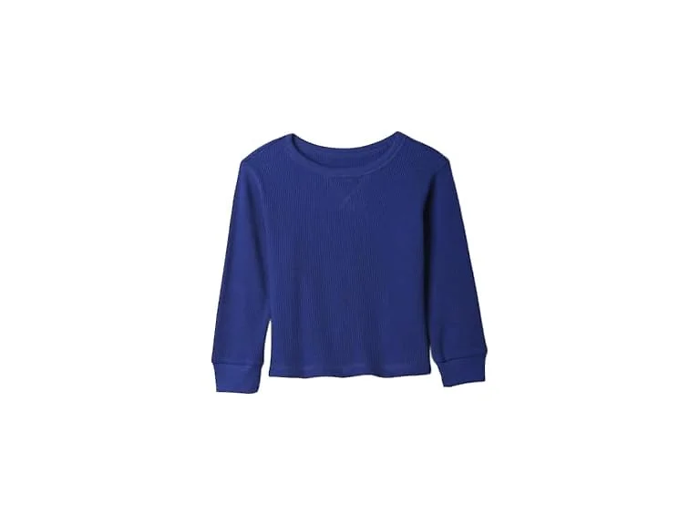 GAP Boys Long Sleeve Thermal Crewneck