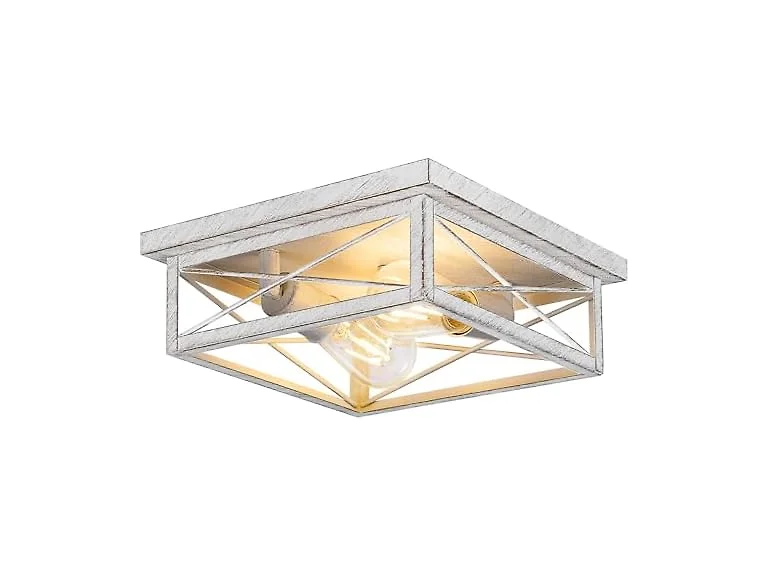 Kondras 2-Light Farmhouse Flush Mount Ceiling Lighting