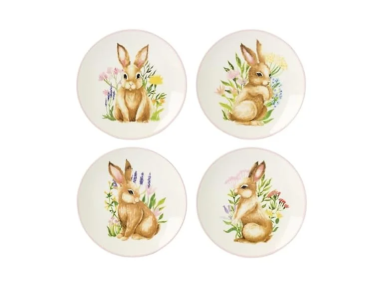 Lenox Bunny 4-Piece Easter Accent Plates
