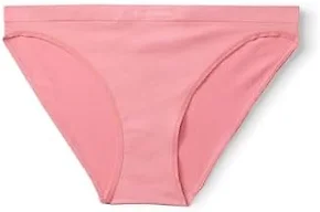 Happy Nation Cool & Comfy Seamless Bikini Underwear, Smoky Rose, Small+