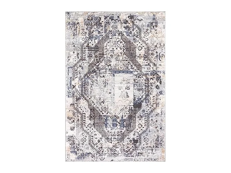 L'Baiet Anna Grey Oriental 2x6 Runner Rug