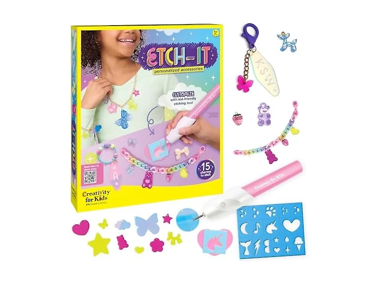 Creativity for Kids Etch-It Personalized Accessories Kit with Etching Tool