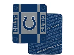 NFL Team Reversible Soft Blanket - Indianapolis Colts