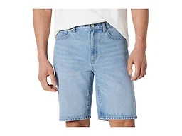 Amazon Essentials Men's Rigid Relaxed-Fit Jean Shorts, Vintage Blue, 30