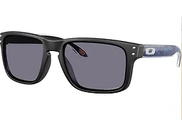 Oakley 0OO9102 Z355 57-18-137 Oakley Holbrook OO9102 Men's Sunglasses Matte Black/Blue/Prizm Grey