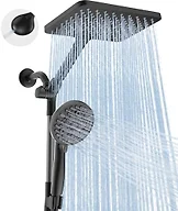 Dual Handheld Shower Head Combo, 2-In-1