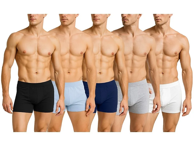 6-12Pk Asst Cotton Stretch Boxer Briefs