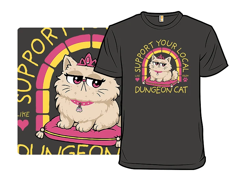 Support Your Local Dungeon Cat