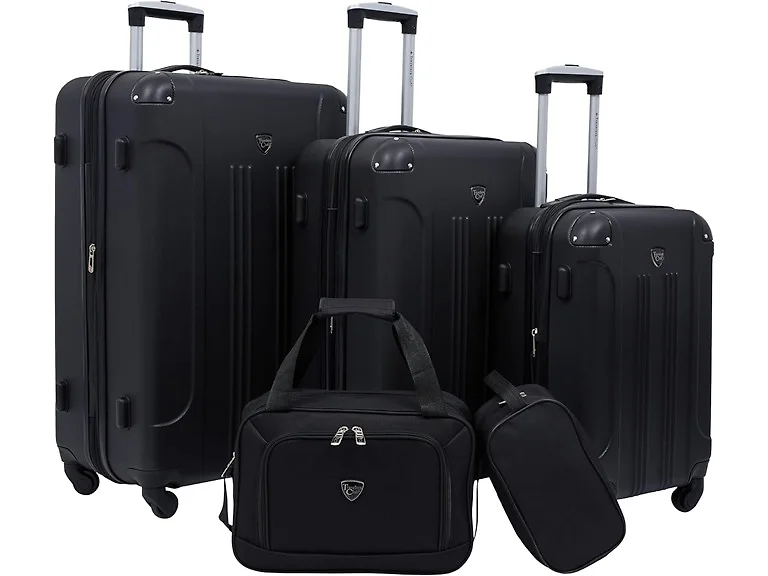 Travelers Club Chicago Luggage, 5-Piece Set
