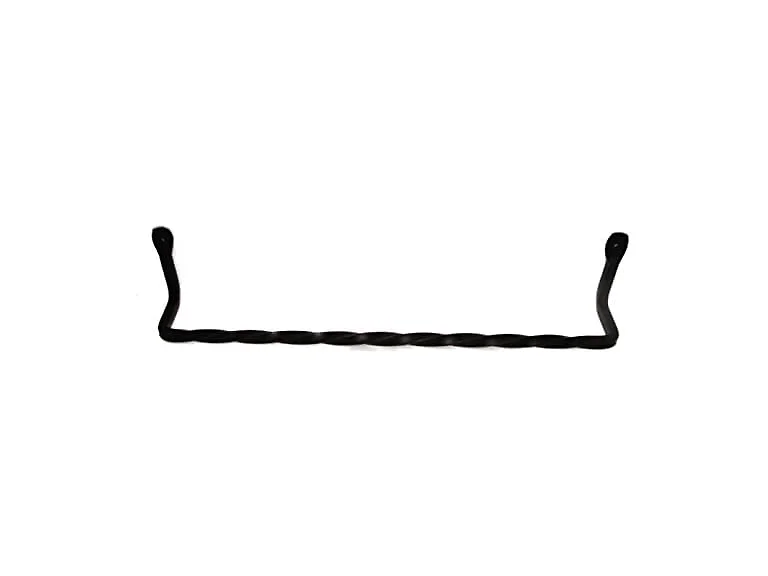 Wrought Iron Towel Bar 17 In -Twisted Hand