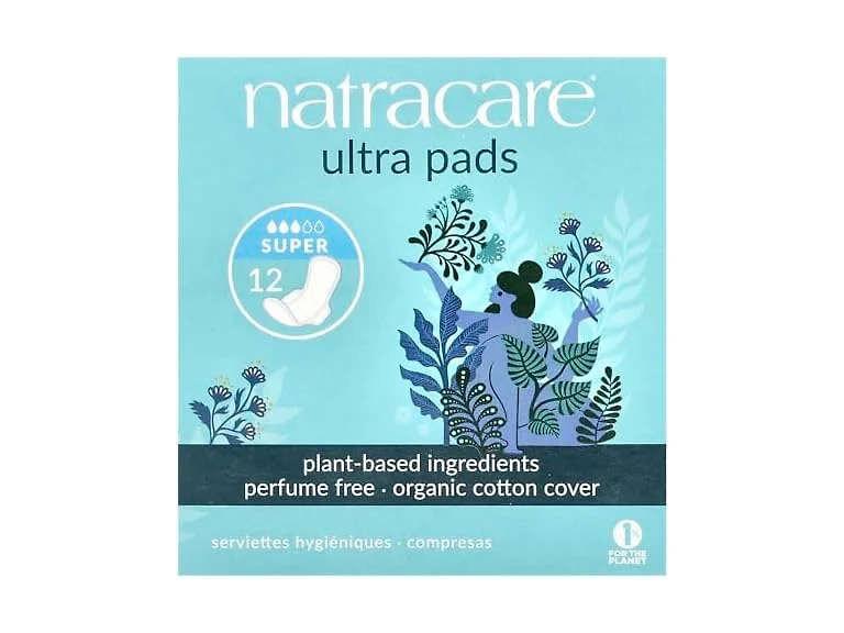 Natracare Ultra Pads, Organic Cotton