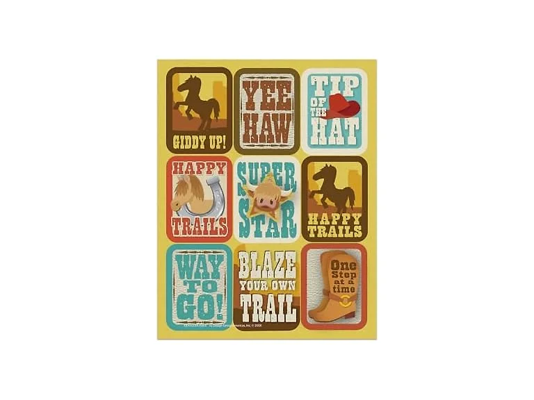 Eureka 650815 Wild Wild Classroom Die-Cut Extra Large Stickers
