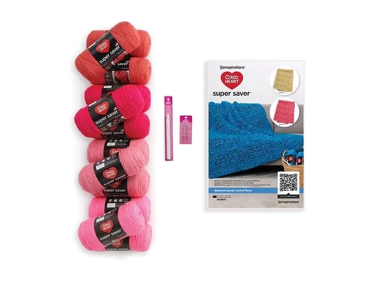 RED HEART Super Saver Kit: 12x198g skeins