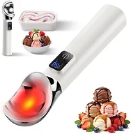 Heated Ice Cream Scoop Rechargeable, White, 2 oz