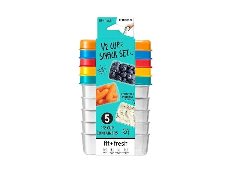 Fit & Fresh 1/2-Cup Snack Set