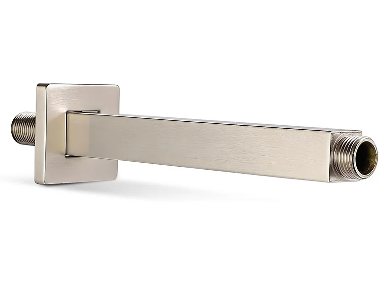 SUPPLYGIANT 10" Straight Ceiling Mount Shower Arm- Nickel