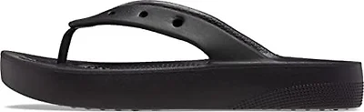 Crocs Classic Platform Women's Flip Black Size 7