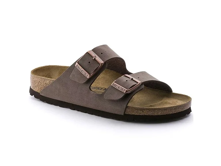Birkenstock Unisex Arizona Sandal Birkibuc Mocha (Open Box)
