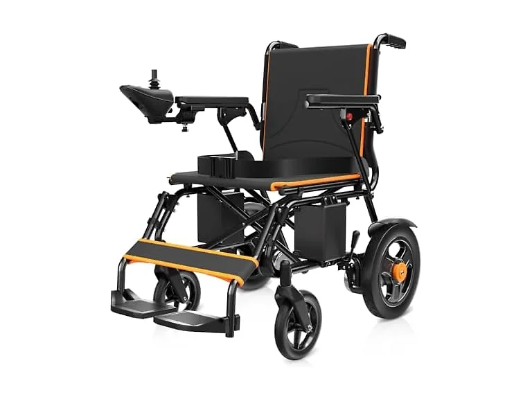 POWET Electric Wheelchairs for Adults Foldable Lightweight(Open Box)