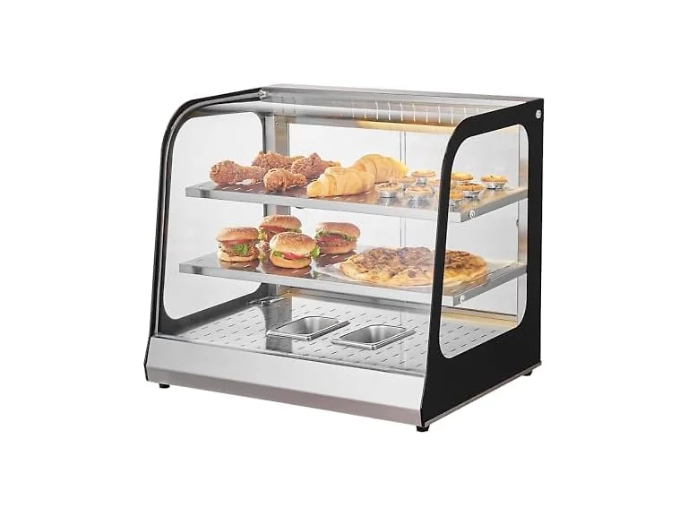 2-Tier Commercial Food Warmer Display, 850W Food