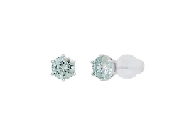 Saffron LGR-001-MOS-EG Colored Moissanite Diamond Ear