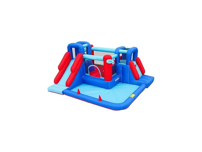 Square Bouncy Castle with Ball Pit