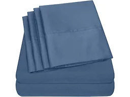 Deluxe Solid Microfiber Sheet Set