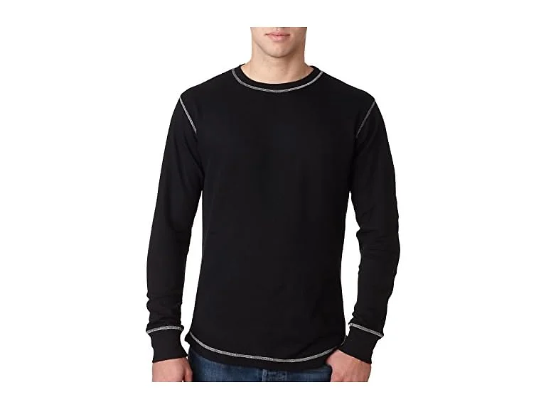 J. America Men (M) J America Men's Thermal T-Shirt